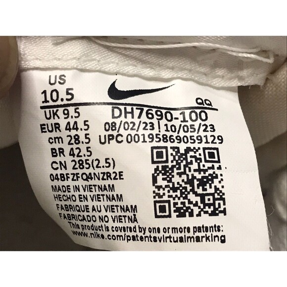 Nike Blazer Mid 77 Jumbo White Total Orange Sneakers Men\'s Size 10.5 DH7690-100 main image 10